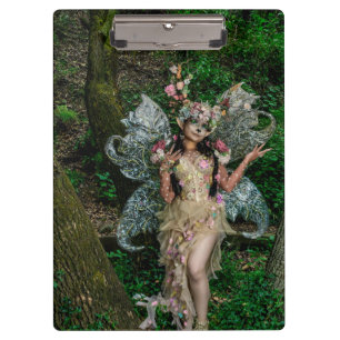 Nature and women in unique clothes clipboard