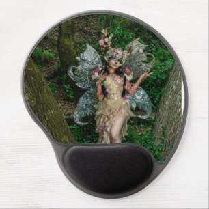 Nature and women in unique clothes gel mouse pad
