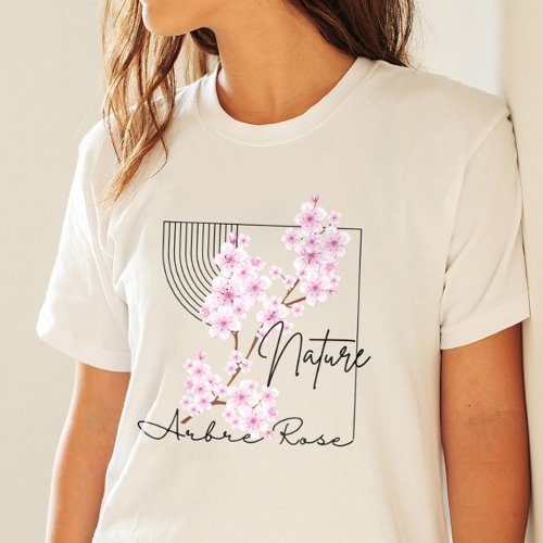 Nature Arbare Rose Modern T_Shirt