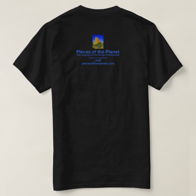 Nature art 'All dressed up and nowhere to go' natu T-Shirt (Design Back)