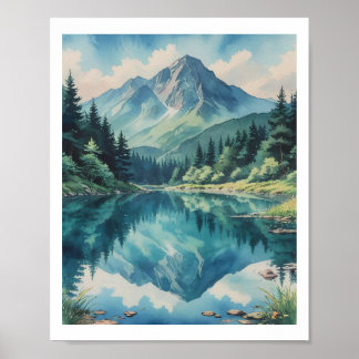 Nature art poster