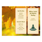 Nature Autumn Leaves Business Folded Brochure Flyer (Front)