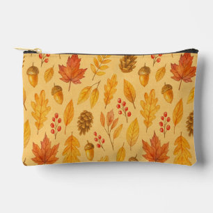 Nature autumn pattern accessory pouch