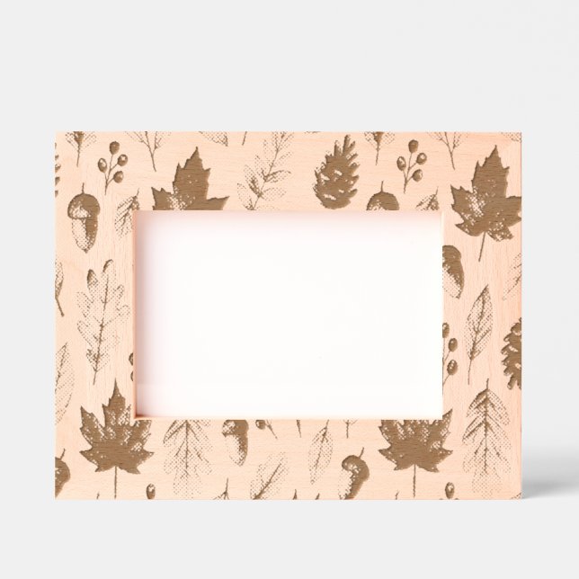 Nature autumn pattern engraved frames (Front)