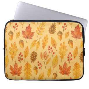 Nature autumn pattern laptop sleeve
