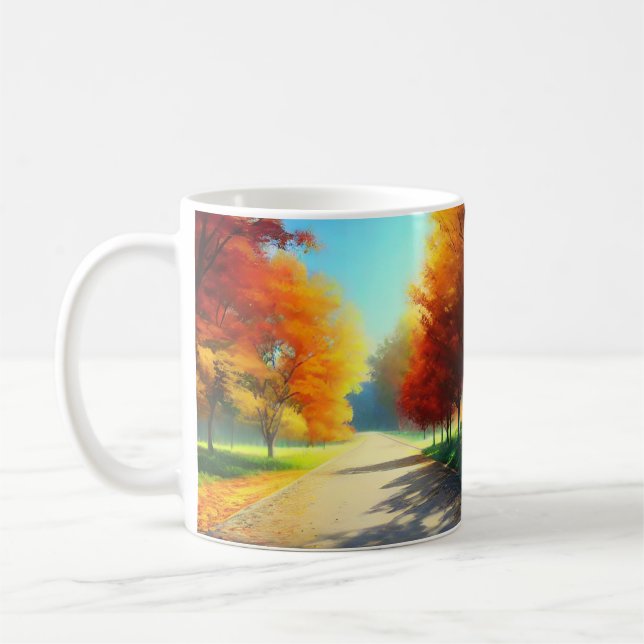 Nature Autumn Trees Forest-58934 Coffee Mug (Left)