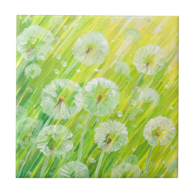 Nature background 2 ceramic tile (Front)