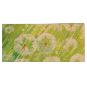 Nature background 2 wood USB flash drive