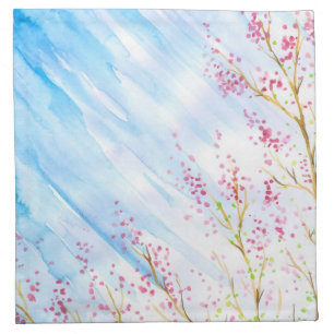 Nature background cloth napkin