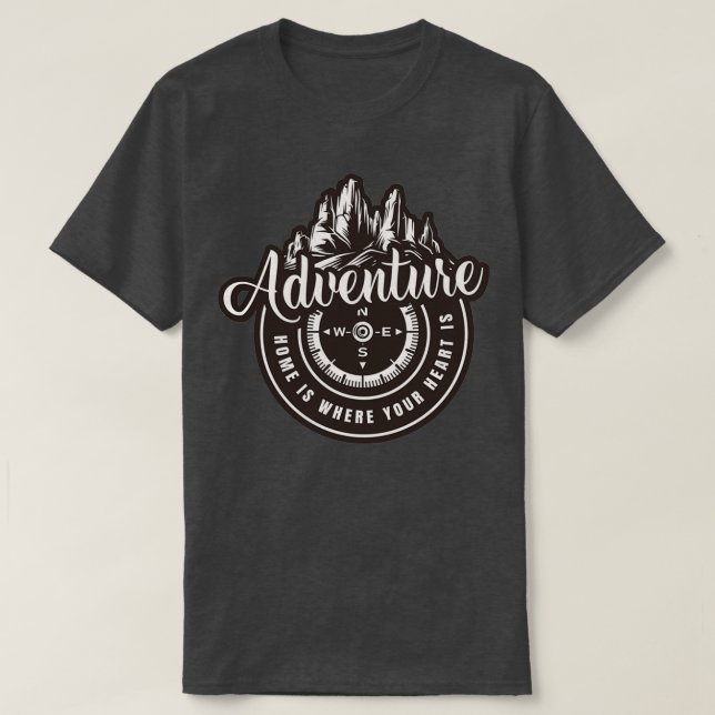 nature backs adventure camping T-Shirt (Design Front)