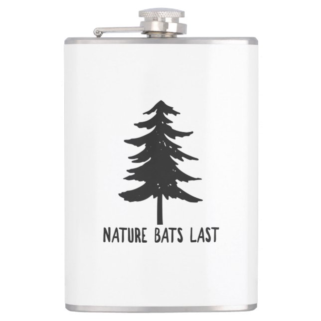 Nature Bats Last Flask (Front)