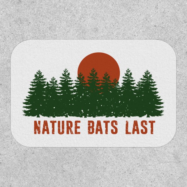 Nature Bats Last Trees Patch (Front)