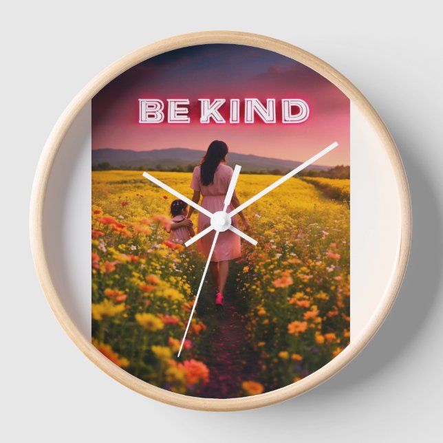 nature best beautiful design wall clock (Front)