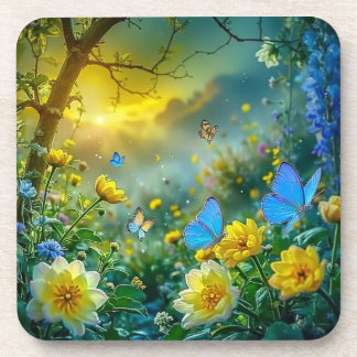 nature beverage coaster