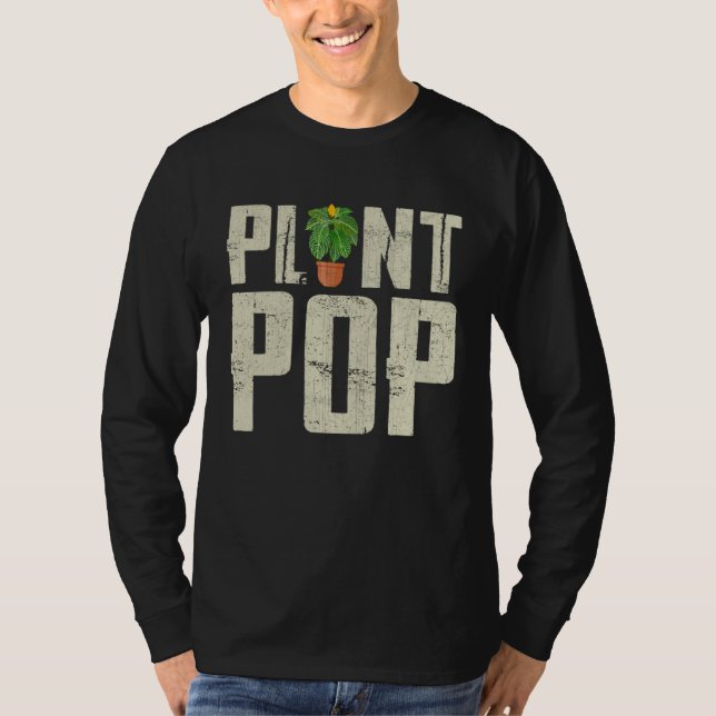 Nature Botanical Gardener Plant Pop Gardening T-Shirt (Front)