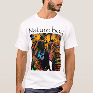Nature Boy elephant rainbow animals T-Shirt