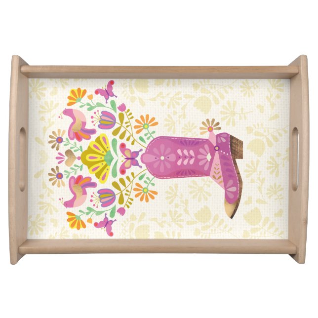 Nature burst Boot, serving tray (Front)