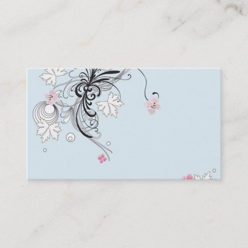 Customizable Nature Business Card