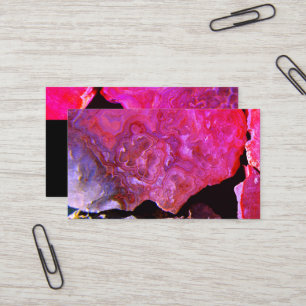 nature business card template rock pattern