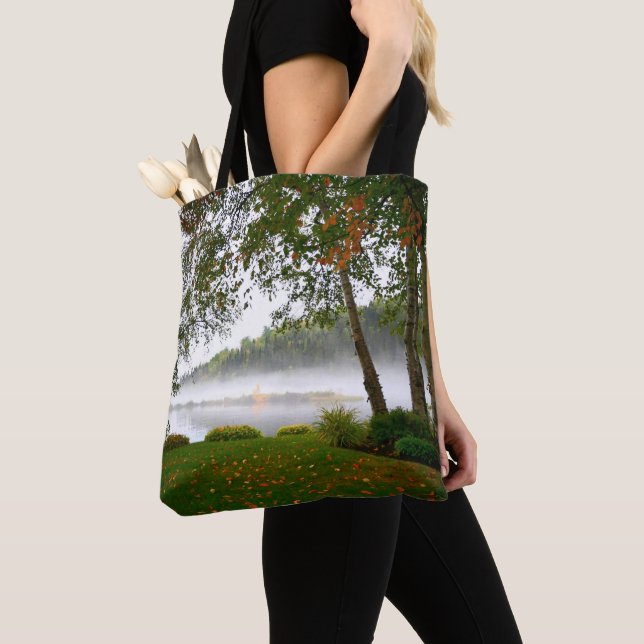 Nature by the Lake Tote Bag (Close Up)