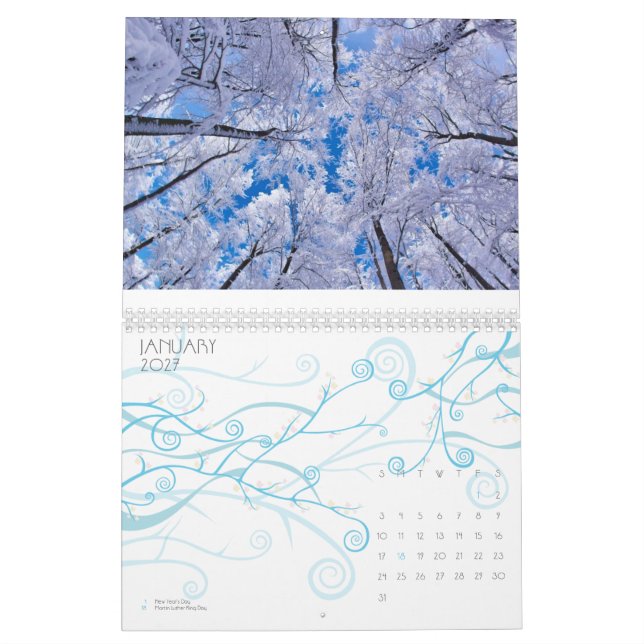 Nature Calendar (Jan 2027)