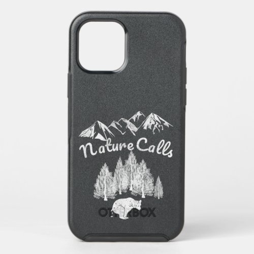 Nature Calls _ Pooping Bear Blaze Orange Hunting A OtterBox Symmetry iPhone 12 Pro Case