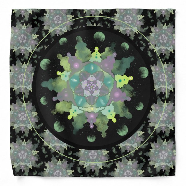 Nature Child Mandala Pattern Bandana (Front)