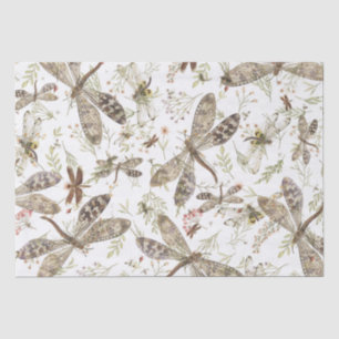 Nature Collage- Dragonflies Tissue Paper