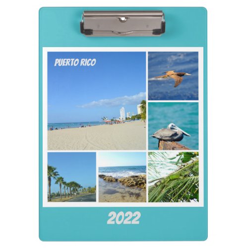 Nature collage of San Juan Puerto Rico  Clipboard