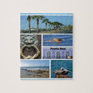 Nature collage of San Juan, Puerto Rico Jigsaw Puzzle