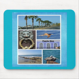 Nature collage of San Juan, Puerto Rico Mouse Pad