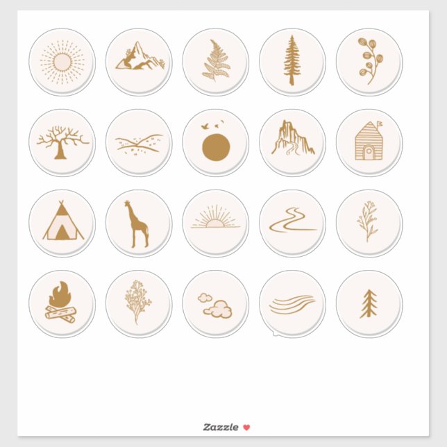 Nature Collection Sticker (Sheet)