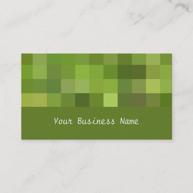 Nature Colors Abstract Business Card (Front)