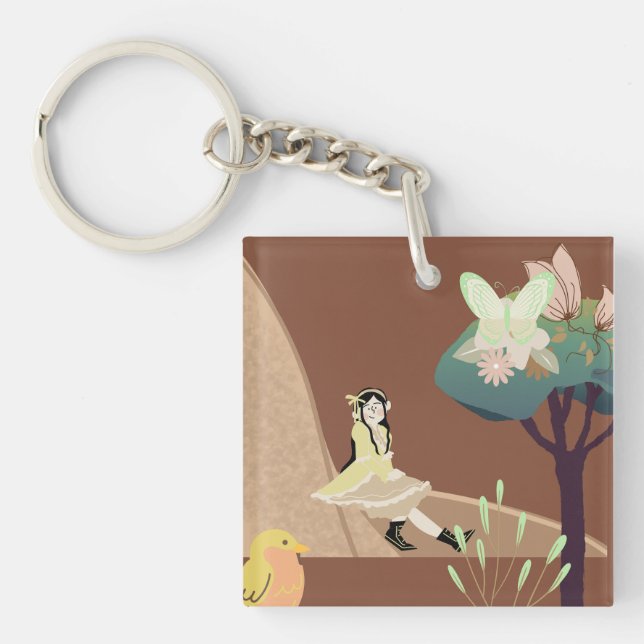 Nature connection keychain (Front)