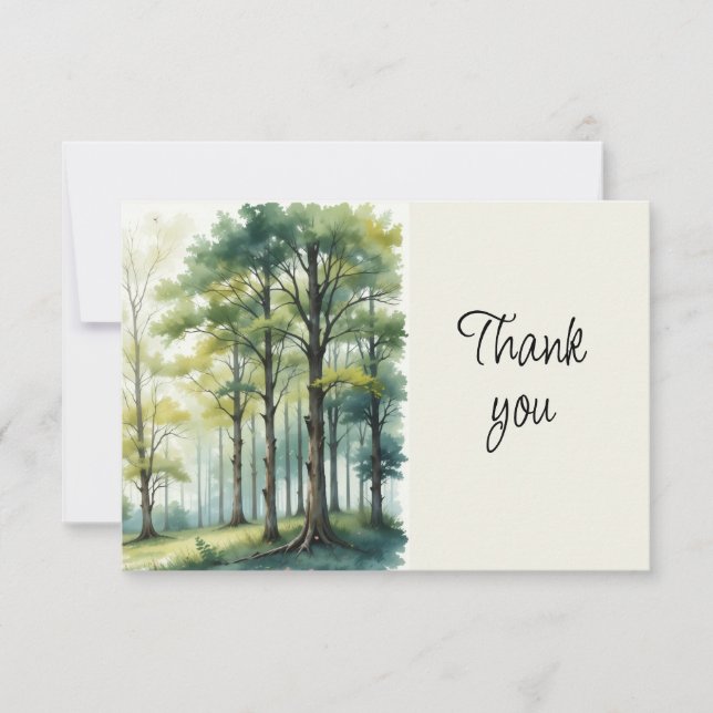 Nature Conservation  Event Volunteer Thank You Card (Front)