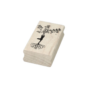 nature dancer rubber stamp