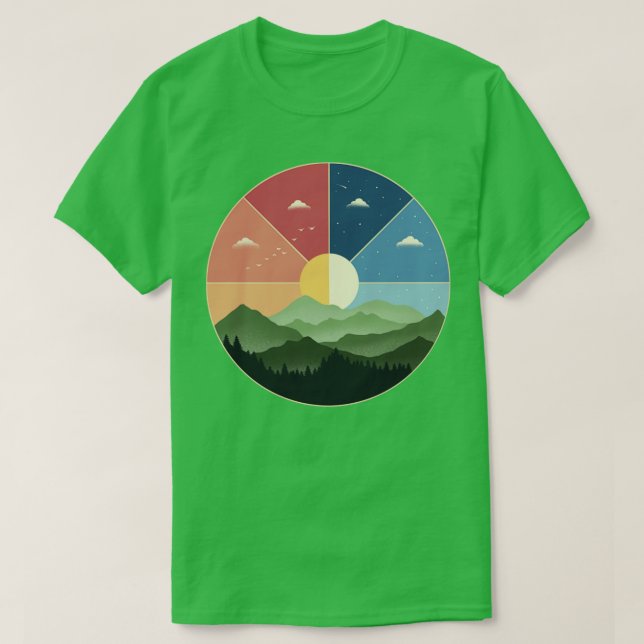 Nature day and night T-Shirt (Design Front)