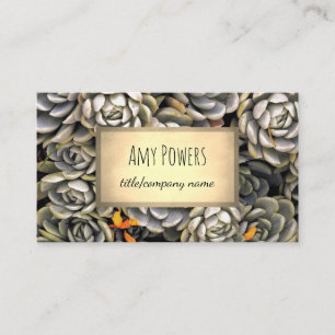 nature design custom business card double sided