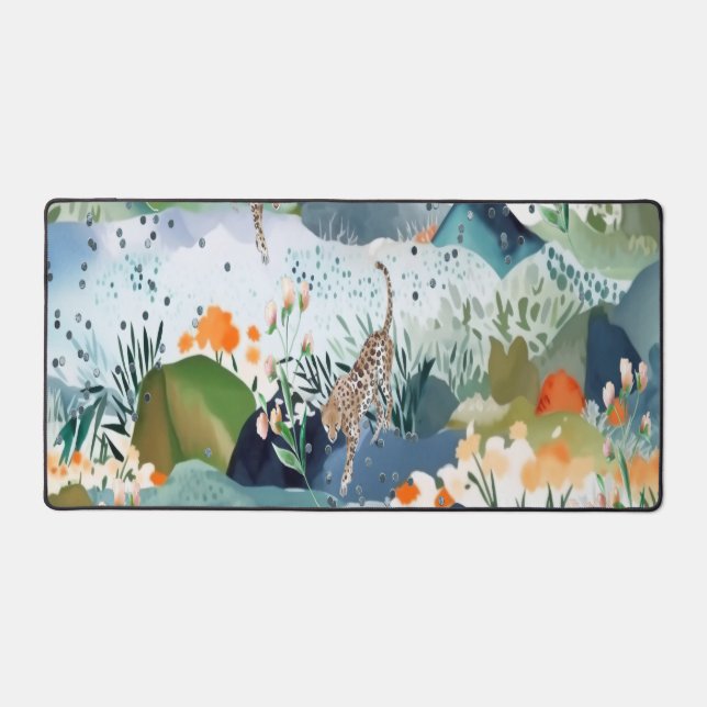 Nature Design Desk Mat with Chita. (Front)