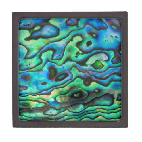 Nature design paua abalone shell keepsake box