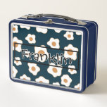 Nature Drawing I Custom Name Metal Lunch Box
