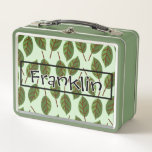 Nature Drawing I Custom Name Metal Lunch Box