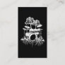 Nature Drumming Tree Tree Roots Drummer Musician Business Card