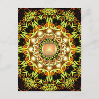Nature Energy Peace Symbol Postcard