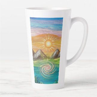 Nature energy vortex  latte mug