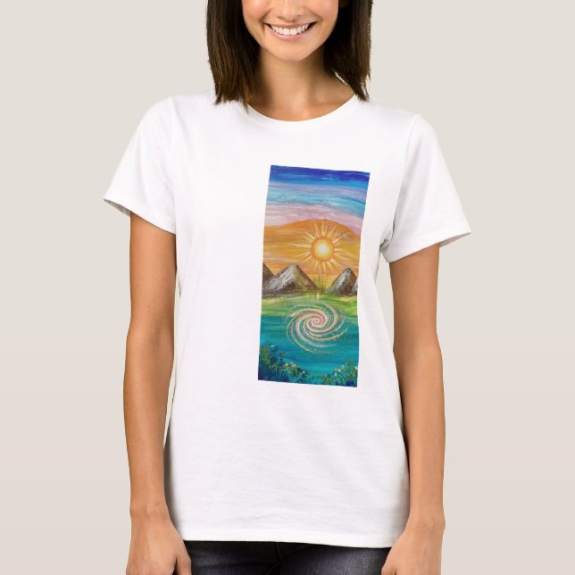 Nature energy vortex  T-Shirt (Front)