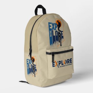 Nature Exploration | Printed Backpack (Men)