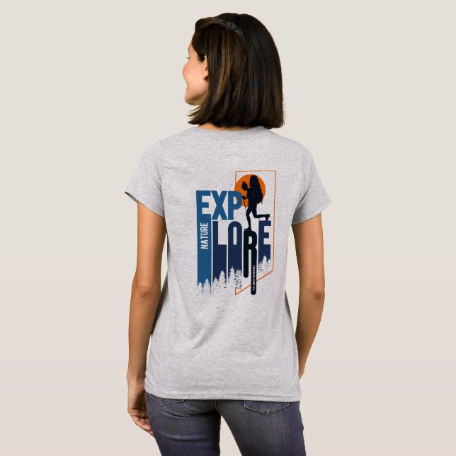 Nature Exploration | Women T-Shirt (Back Full)