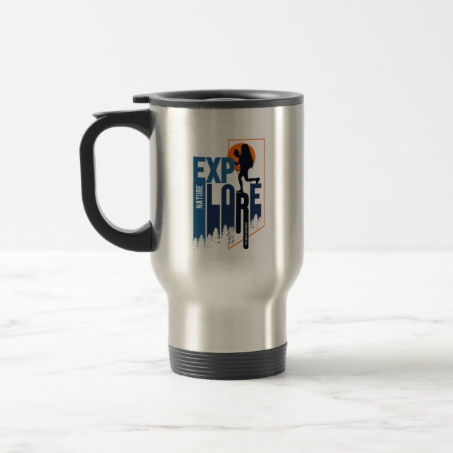 Nature Exploration | Women- Travel Mug (Left)