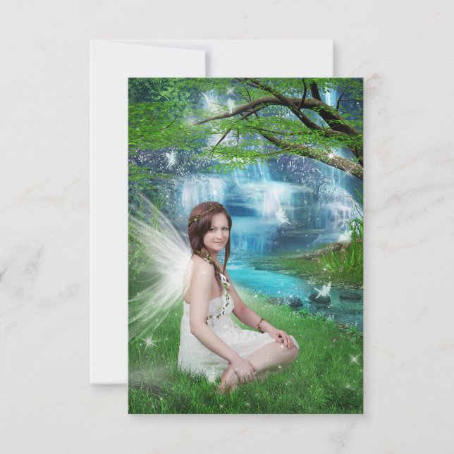 Nature fairy thank you card (Front)